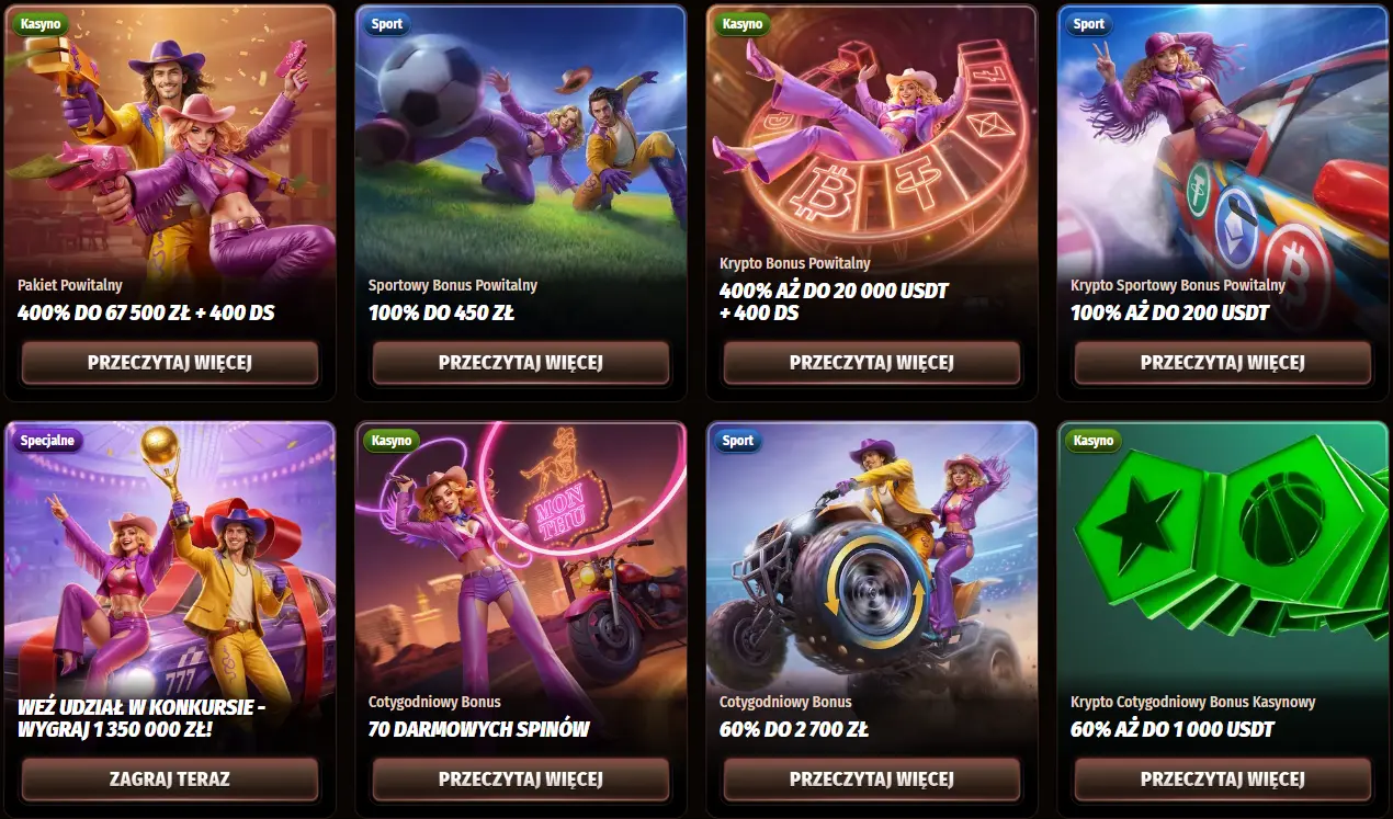 West Ace Casino — bonus powitalny 400% do 15 000 € + 400 darmowych spinów